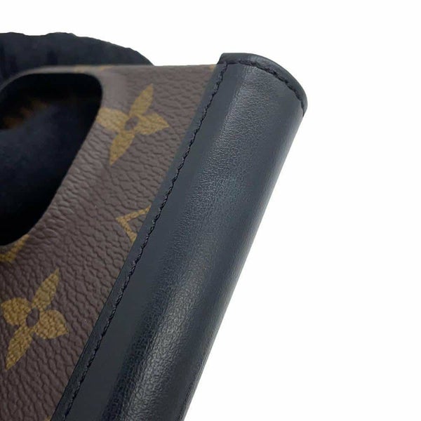 ルイヴィトン iPhoneケース モノグラム IPHONE 16 PRO・フォリオ M12539 LOUIS VUITTON ブラック 黒