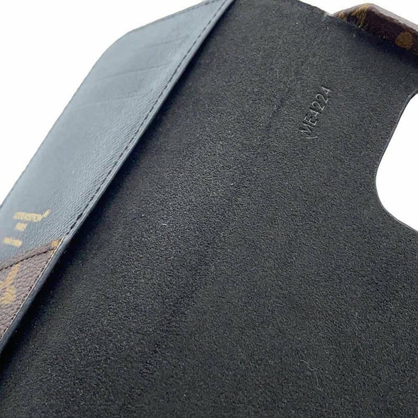 ルイヴィトン iPhoneケース モノグラム IPHONE 16 PRO・フォリオ M12539 LOUIS VUITTON ブラック 黒