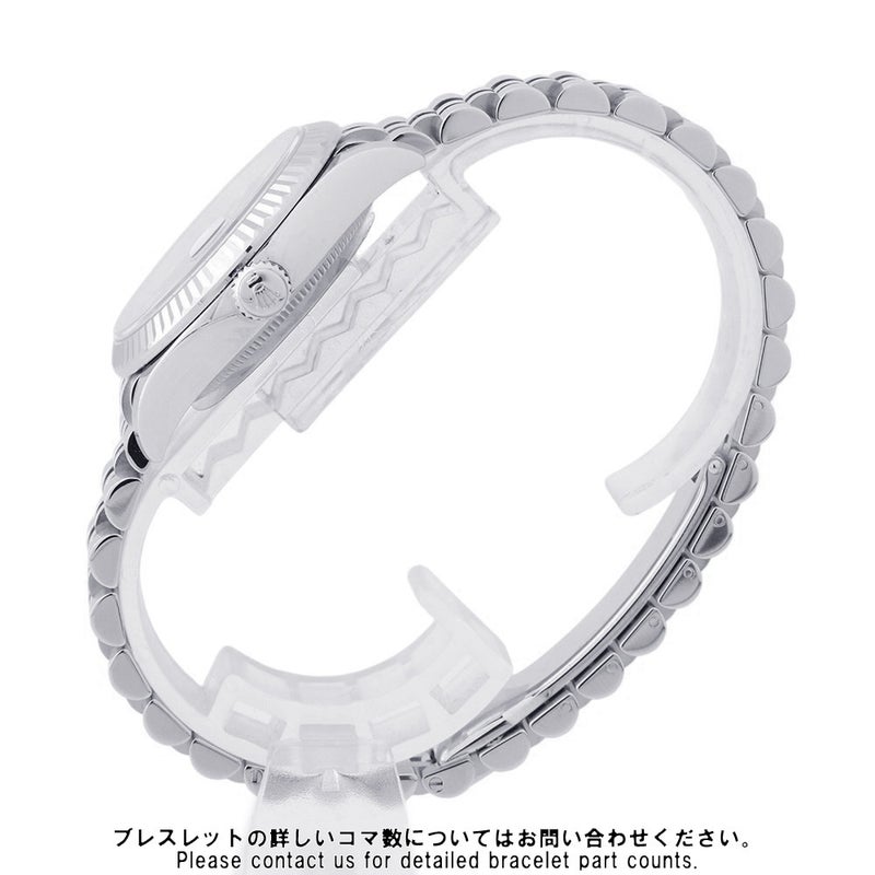 ロレックス デイトジャスト31 SS/K18WG ランダムシリアル ルーレット 278274 ROLEX 腕時計 ミントグリーン文字盤