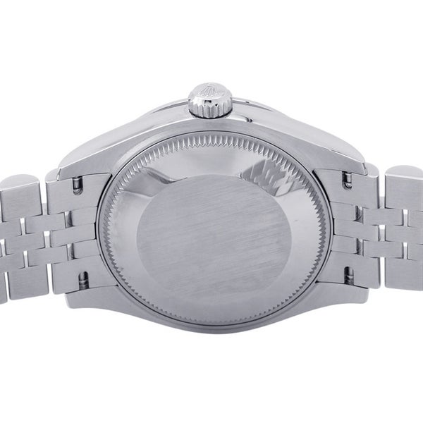 ロレックス デイトジャスト31 SS/K18WG ランダムシリアル ルーレット 278274 ROLEX 腕時計 ミントグリーン文字盤