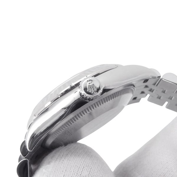 ロレックス デイトジャスト31 SS/K18WG ランダムシリアル ルーレット 278274 ROLEX 腕時計 ミントグリーン文字盤