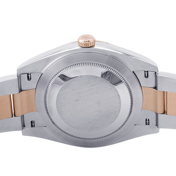 ロレックス デイトジャスト41 SS/K18PGピンクゴールド 10Pダイヤ ランダムシリアル 126331G ROLEX 腕時計 サンダスト文字盤