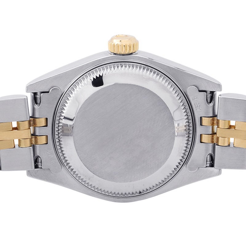 ロレックス デイトジャスト SS/K18YGイエローゴールド 10Pダイヤ P番 179173G ROLEX 腕時計 シルバー文字盤 コンピューター