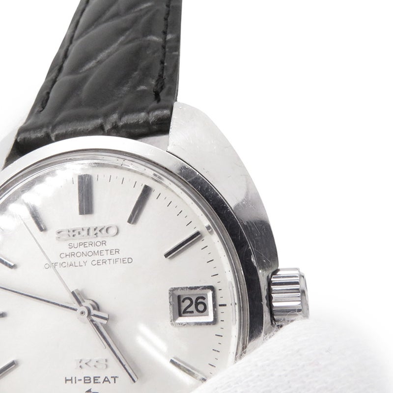 セイコー キングセイコー スーペリア クロノメーター ハイビート メダリオン 4502-8010 SEIKO 腕時計 シルバー文字盤 ヴィンテージ