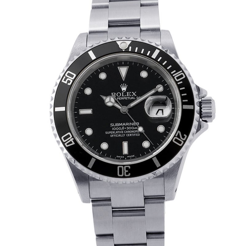 ロレックス サブマリーナ デイト P番 16610 ROLEX 腕時計 黒文字盤