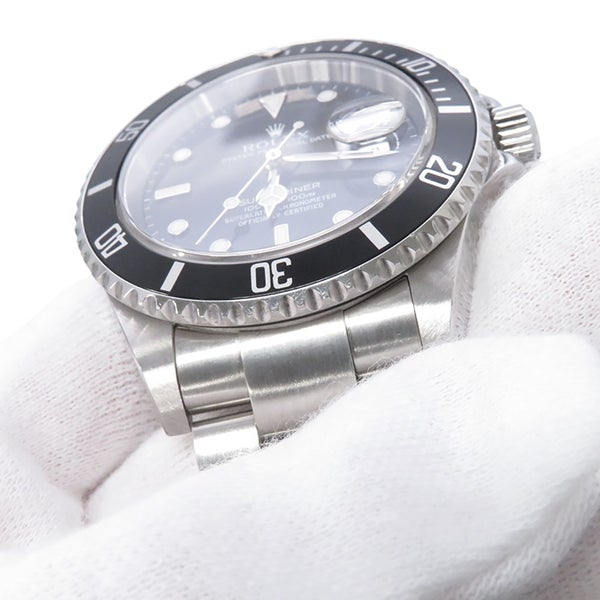 ロレックス サブマリーナ デイト P番 16610 ROLEX 腕時計 黒文字盤