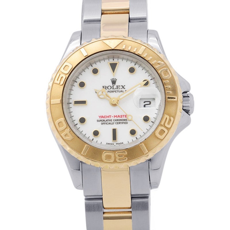 ロレックス ヨットマスター SS/K18YG K番 169623 ROLEX 腕時計 ウォッチ 白文字盤