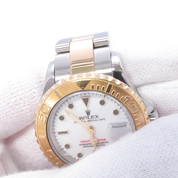 ロレックス ヨットマスター SS/K18YG K番 169623 ROLEX 腕時計 ウォッチ 白文字盤