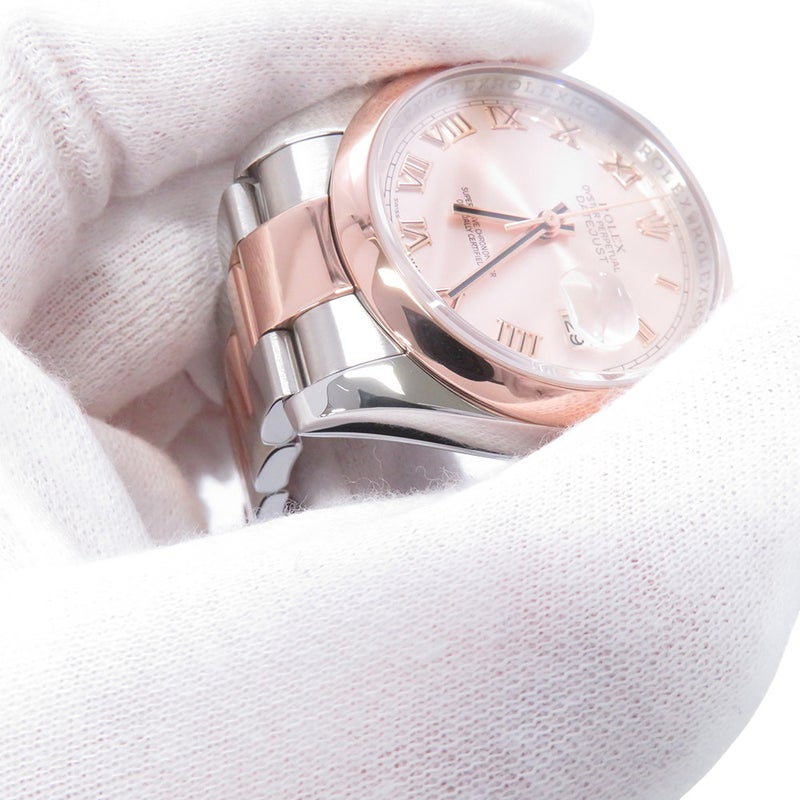 ロレックス デイトジャスト SS/K18PGピンクゴールド D番 116201 ROLEX  腕時計 ピンク文字盤