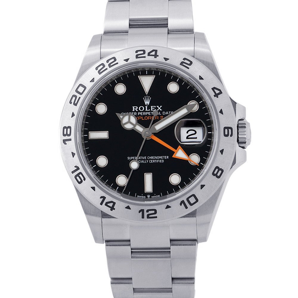 ロレックス エクスプローラー2 ランダムシリアル ルーレット 226570 ROLEX 腕時計 黒文字盤 ロレックス エクスプローラー2 ランダムシリアル ルーレット 226570