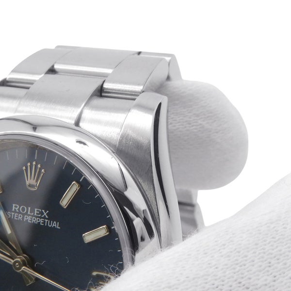 ロレックス オイスターパーペチュアル36 ランダムシリアル ルーレット 116000 ROLEX 腕時計 ウォッチ ブルー文字盤