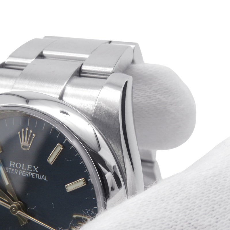 ロレックス オイスターパーペチュアル36 ランダムシリアル ルーレット 116000 ROLEX 腕時計 ウォッチ ブルー文字盤