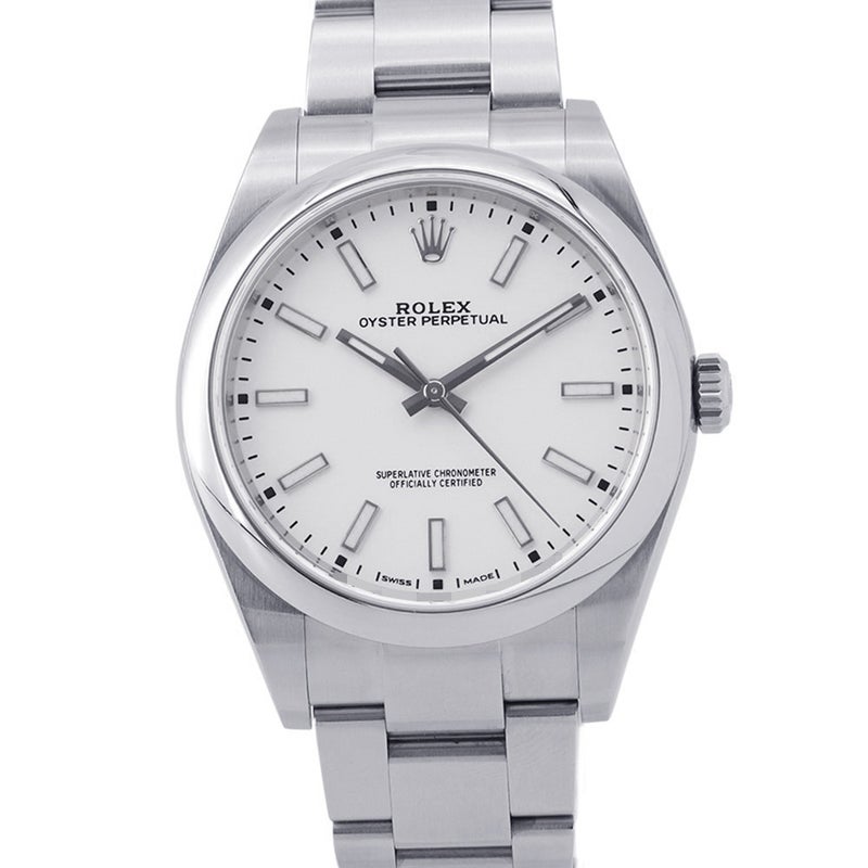 ロレックス オイスターパーペチュアル39 ランダムシリアル ルーレット 114300  ROLEX 腕時計 白文字盤