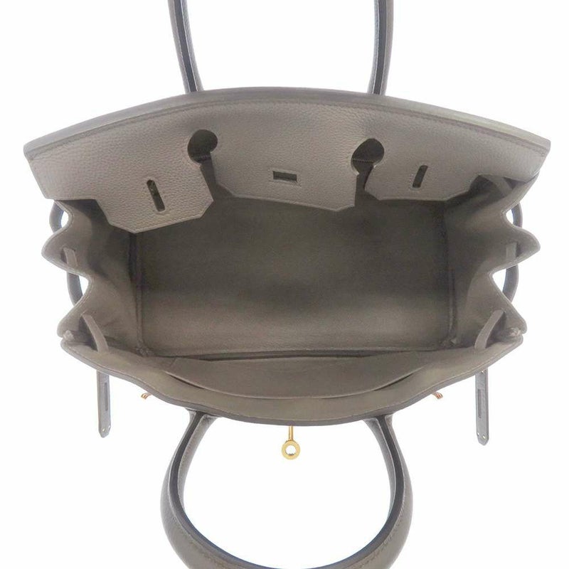 エルメス バーキン30 エタン/ピンクゴールド金具 トゴ D刻印 HERMES Birkin ハンドバッグ