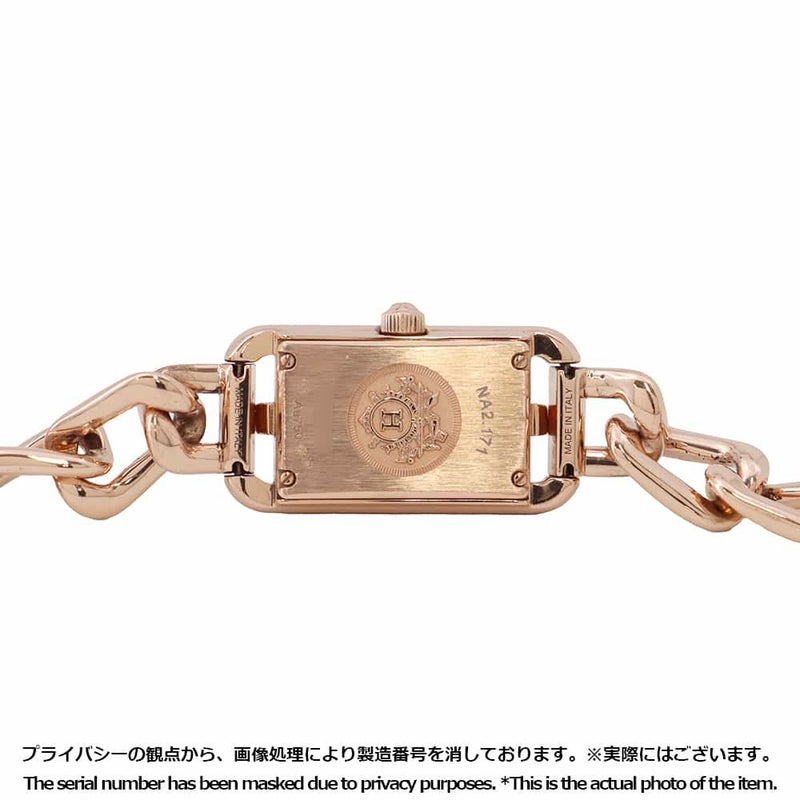 エルメス ナンタケット ダイヤ NA2.171 HERMES 腕時計 レディース ホワイトシェル文字盤 クォーツ