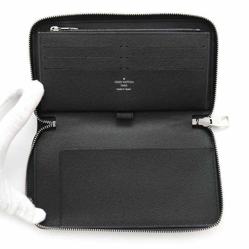 ルイヴィトン 長財布 ダミエ・グラフィット ジッピー・オーガナイザー N63077 LOUIS VUITTON 黒 ブラック