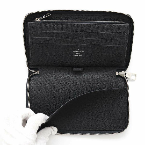 ルイヴィトン 長財布 ダミエ・グラフィット ジッピー・オーガナイザー N63077 LOUIS VUITTON 黒 ブラック