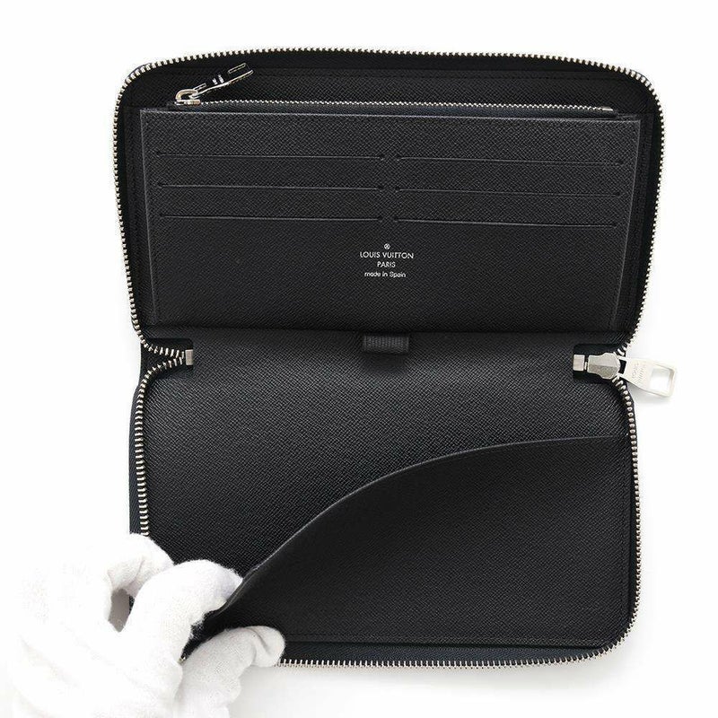 ルイヴィトン 長財布 ダミエ・グラフィット ジッピー・オーガナイザー N63077 LOUIS VUITTON 黒 ブラック