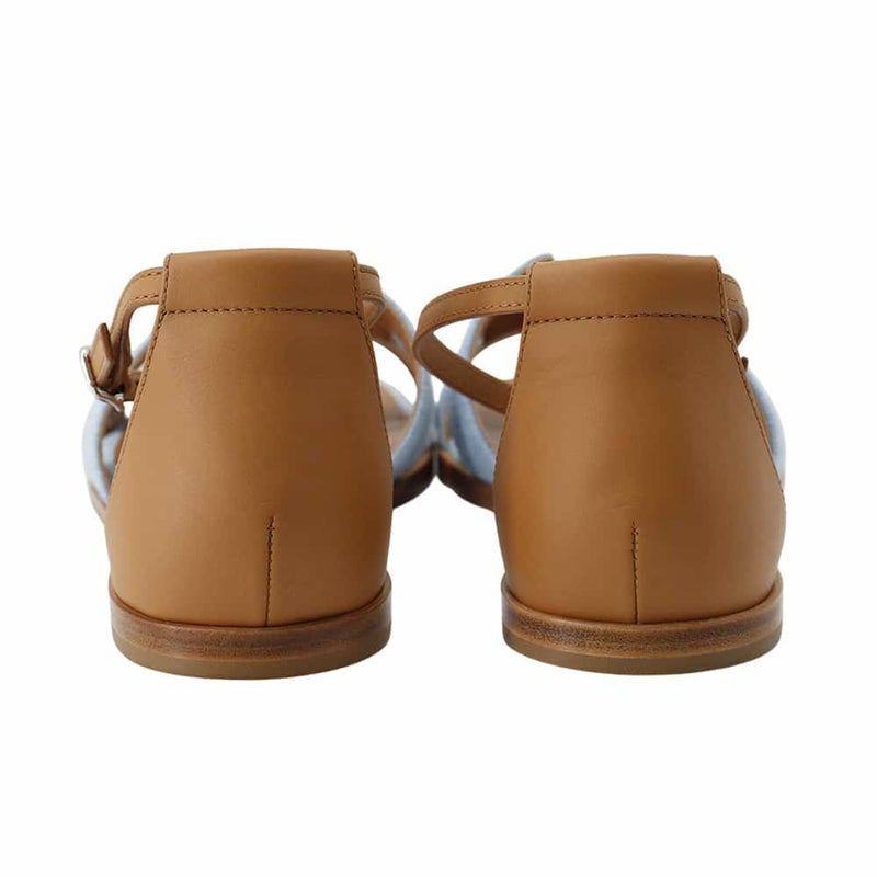 エルメス サンダル サントリーニ デニム レディースサイズ38 HERMES 靴