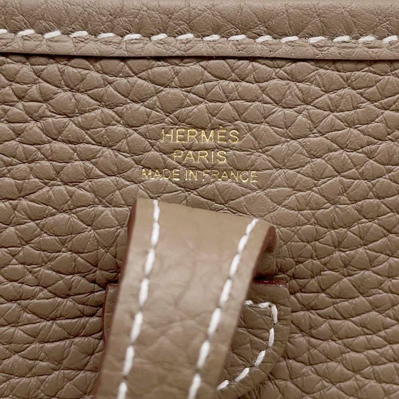 エルメス エブリンTPM アマゾン エトゥープ/ブルーインディゴ/ゴールド金具 トリヨンクレマンス K刻印