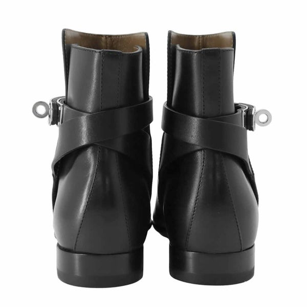 エルメス ブーツ ネオ レディースサイズ36 HERMES 靴 ショートブーツ 黒