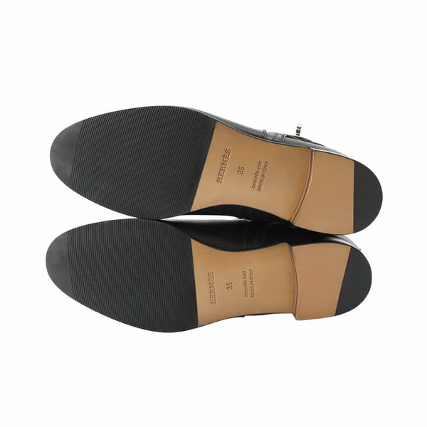 エルメス ブーツ ネオ レディースサイズ36 HERMES 靴 ショートブーツ 黒