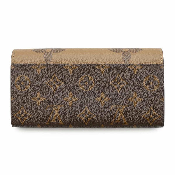 ルイヴィトン 長財布 モノグラム・ジャイアント ポルトフォイユ・サラ M80726 ブラック 黒 イニシャル入り