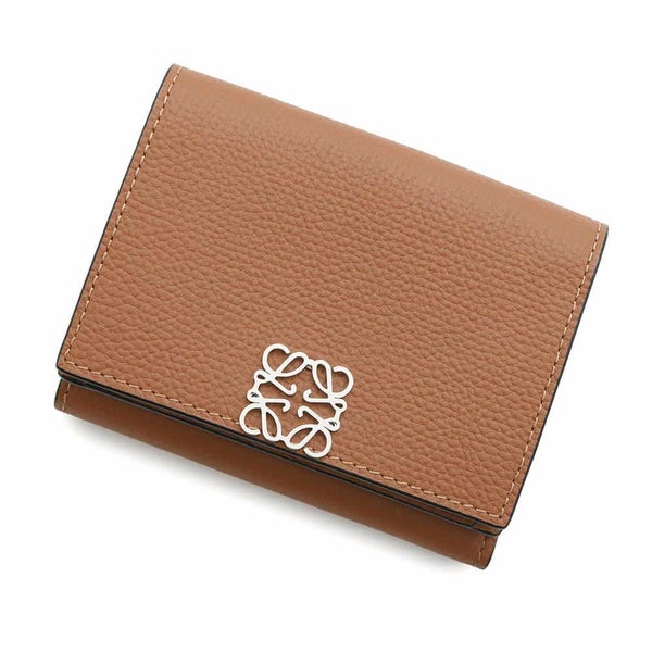 ロエベ 三つ折り財布 アナグラム トライフォールド グレインカーフレザー C821TR2X02 LOEWE 財布