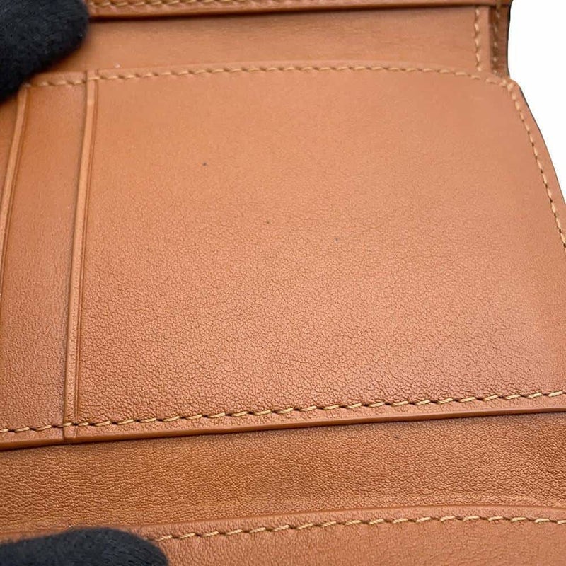 ロエベ 三つ折り財布 アナグラム トライフォールド グレインカーフレザー C821TR2X02 LOEWE 財布