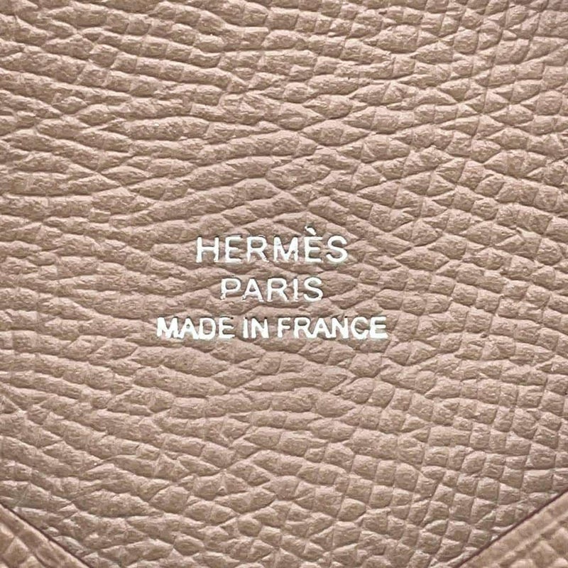 エルメス カードケース カルヴィ エトゥープ エプソン B刻印 HERMES 名刺入れ