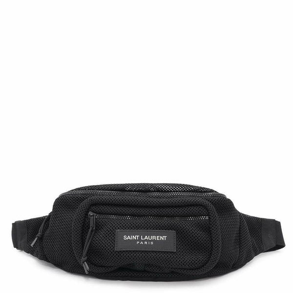 サンローランパリ ボディバッグ ロゴ クロスボディバッグ ナイロン 671640 SAINT LAURENT PARIS 黒