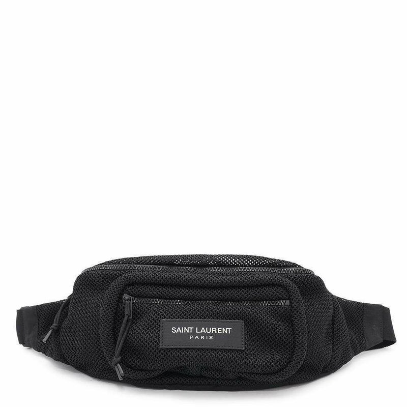 サンローランパリ ボディバッグ ロゴ クロスボディバッグ ナイロン 671640 SAINT LAURENT PARIS 黒