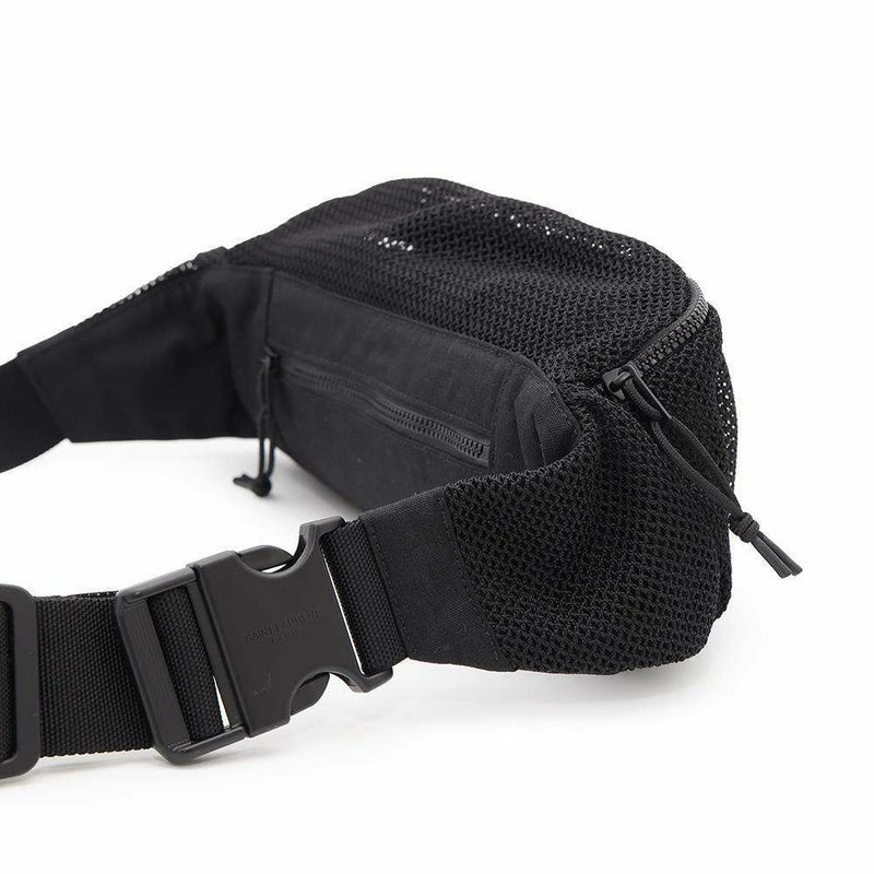 サンローランパリ ボディバッグ ロゴ クロスボディバッグ ナイロン 671640 SAINT LAURENT PARIS 黒