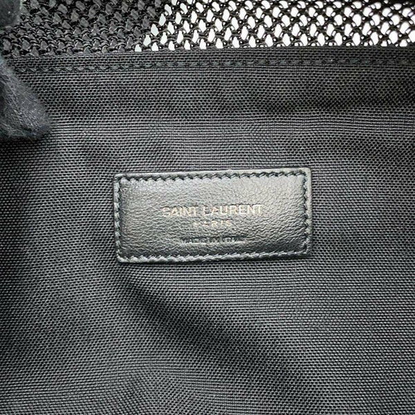 サンローランパリ ボディバッグ ロゴ クロスボディバッグ ナイロン 671640 SAINT LAURENT PARIS 黒