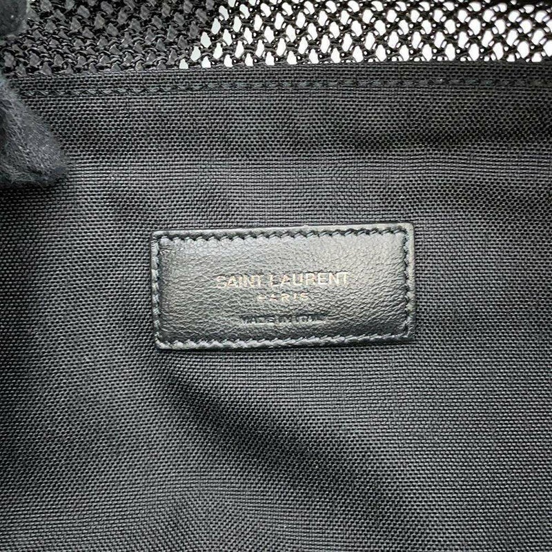 サンローランパリ ボディバッグ ロゴ クロスボディバッグ ナイロン 671640 SAINT LAURENT PARIS 黒