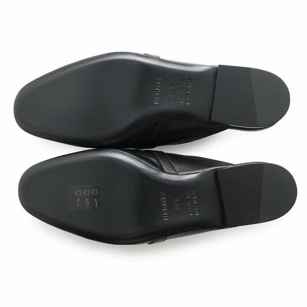 エルメス ミュール オズ OZ シェブルミゾル レディースサイズ36 1/2 HERMES 靴 黒 シェーヴル