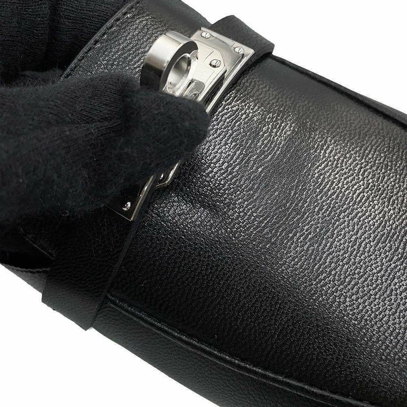 エルメス ミュール オズ OZ シェブルミゾル レディースサイズ36 1/2 HERMES 靴 黒 シェーヴル