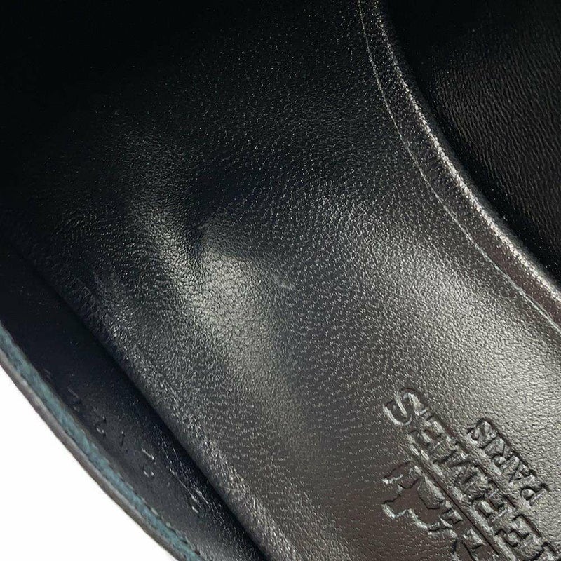 エルメス ミュール オズ OZ シェブルミゾル レディースサイズ36 1/2 HERMES 靴 黒 シェーヴル