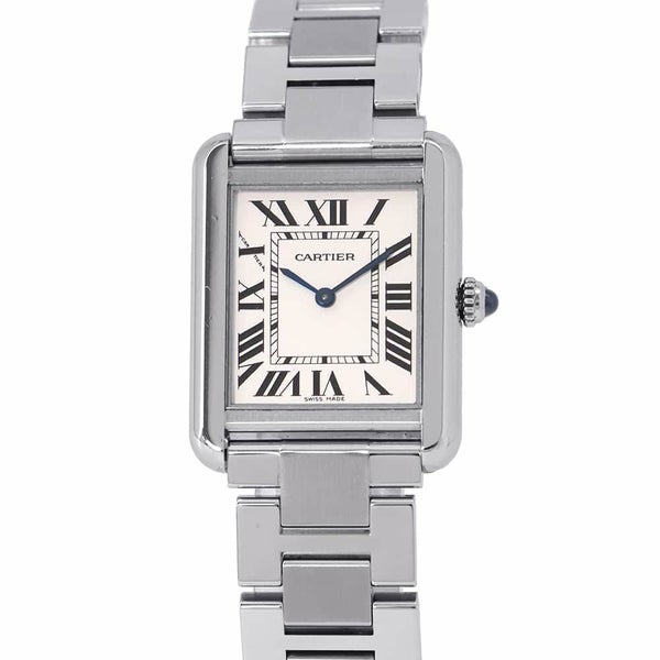 カルティエ タンクソロ SM W5200013 Cartier 腕時計 ウォッチ レディース シルバー文字盤