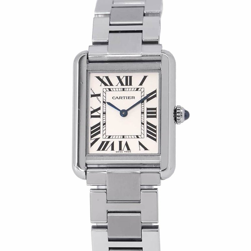 カルティエ タンクソロ SM W5200013 Cartier 腕時計 ウォッチ レディース シルバー文字盤