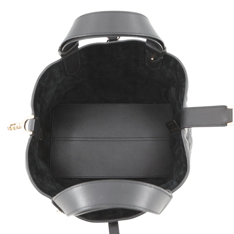 ディオール ハンドバッグ マクロカナージュ トゥジュール スモール カーフレザー M2822OSNW Christian Dior 黒