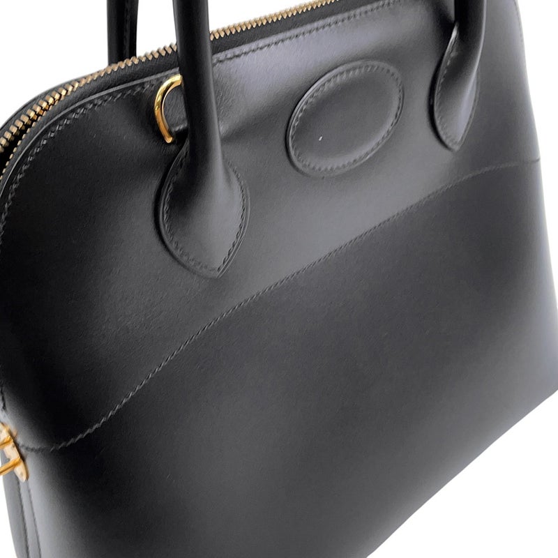 エルメス ハンドバッグ ボリード31 ブラック/ゴールド金具 ボックスカーフ □G刻印 HERMES 黒