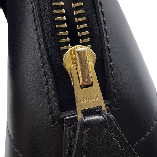エルメス ハンドバッグ ボリード31 ブラック/ゴールド金具 ボックスカーフ □G刻印 HERMES 黒