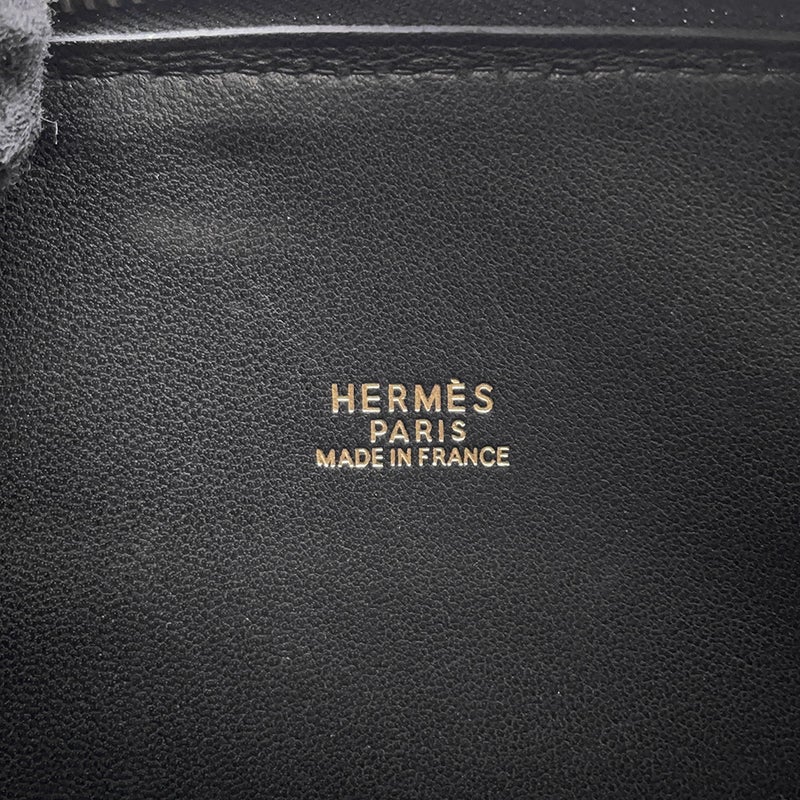 エルメス ハンドバッグ ボリード31 ブラック/ゴールド金具 ボックスカーフ □G刻印 HERMES 黒