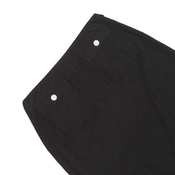 シャネル スカート ココマーク ミドル丈 レディースサイズ34 P64748 CHANEL 黒