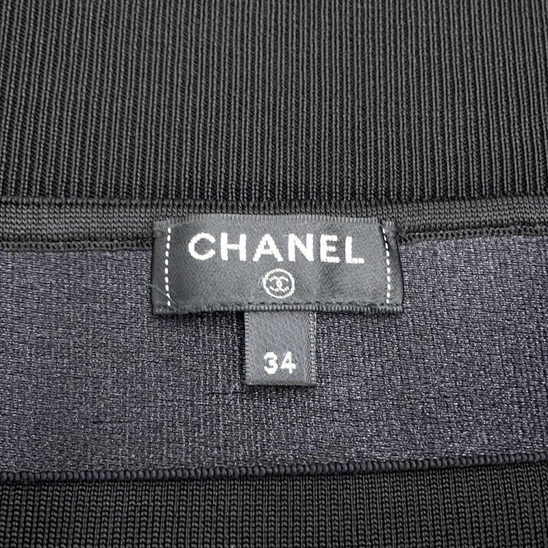 シャネル スカート ココマーク ミドル丈 レディースサイズ34 P64748 CHANEL 黒