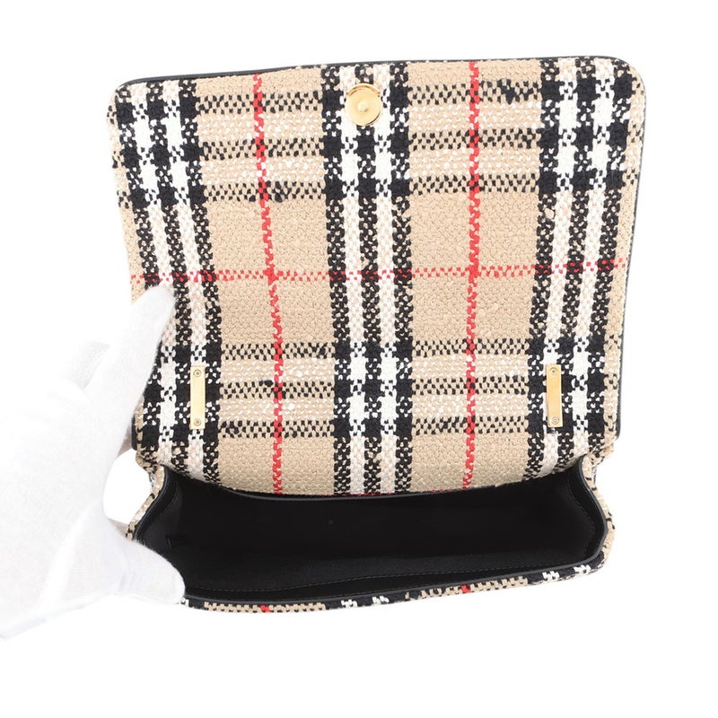 バーバリー チェーンショルダーバッグ ローラ TBロゴ キャンバス 8063080 BURBERRY