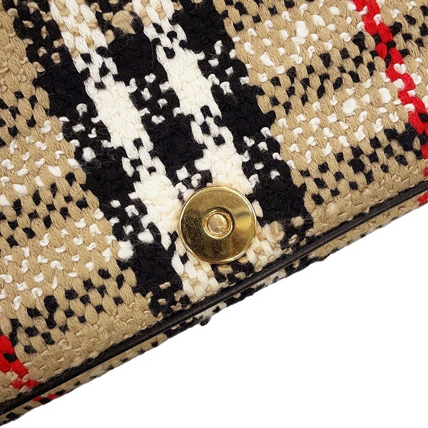 バーバリー チェーンショルダーバッグ ローラ TBロゴ キャンバス 8063080 BURBERRY
