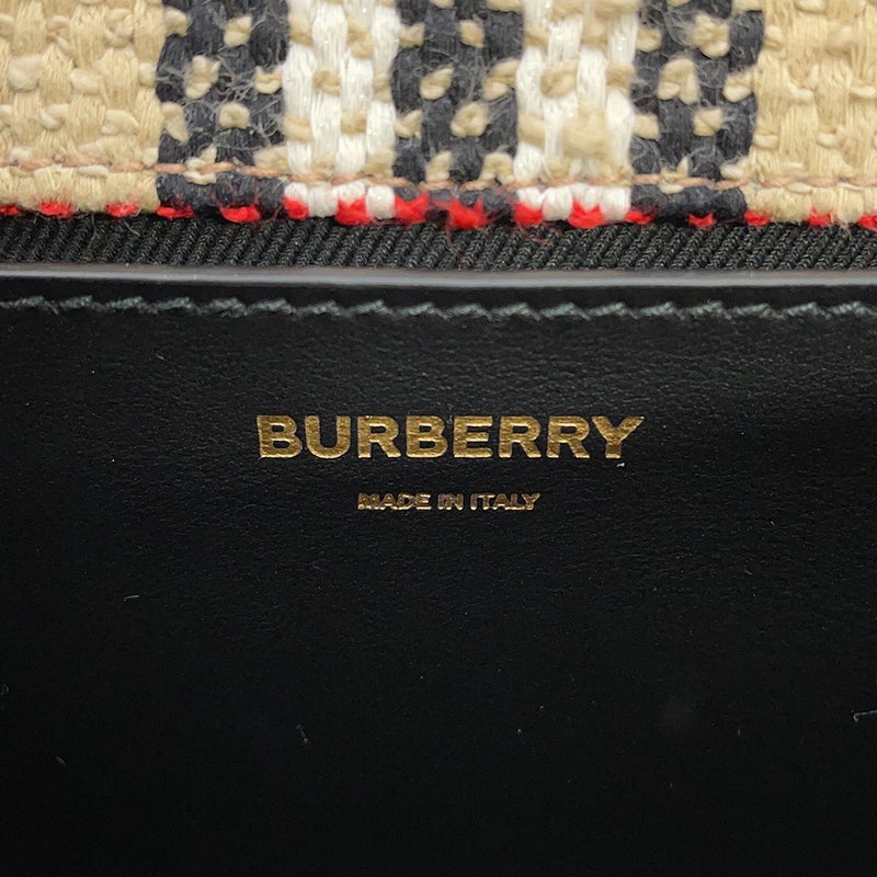 バーバリー チェーンショルダーバッグ ローラ TBロゴ キャンバス 8063080 BURBERRY