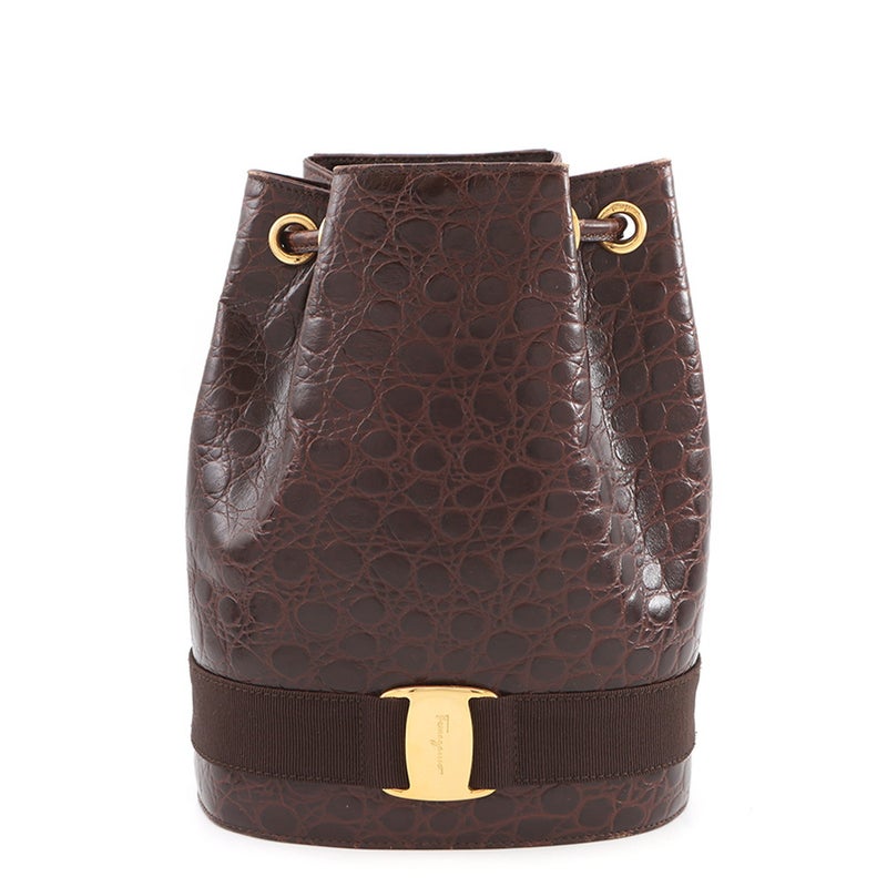 サルヴァトーレ・フェラガモ リュック ヴァラ レザー Ferragamo